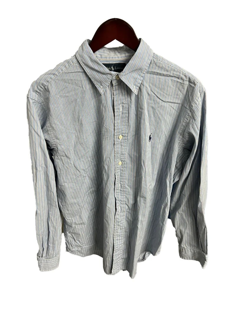 Camisa Rayas Azul Ralph Lauren