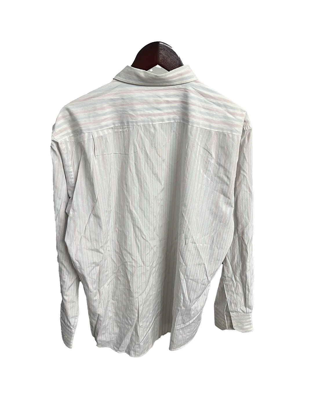 Camisa Botones Rosa y Azul Pastel