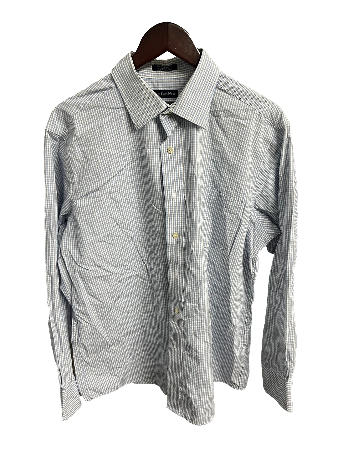 Camisa Cuadros Tonos de Azul