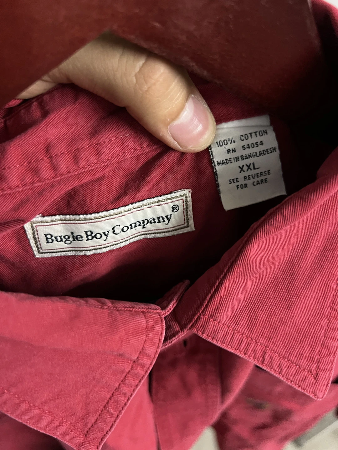 Camisa Bugle Boy Company Roja