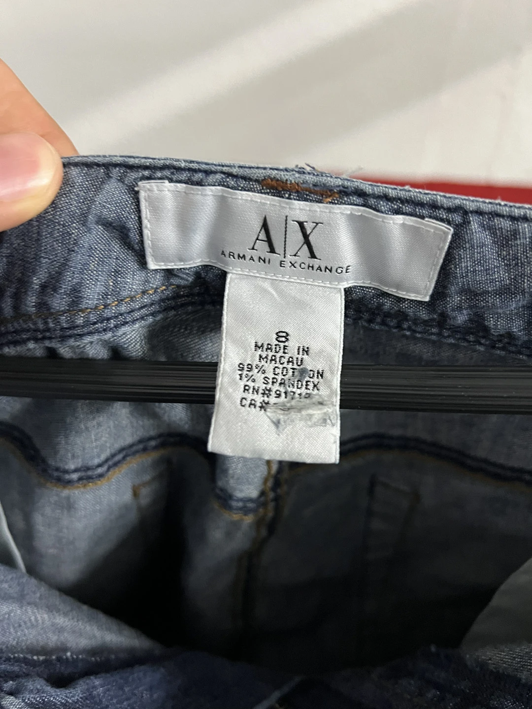 Jeans AX con Diseño en Pierna