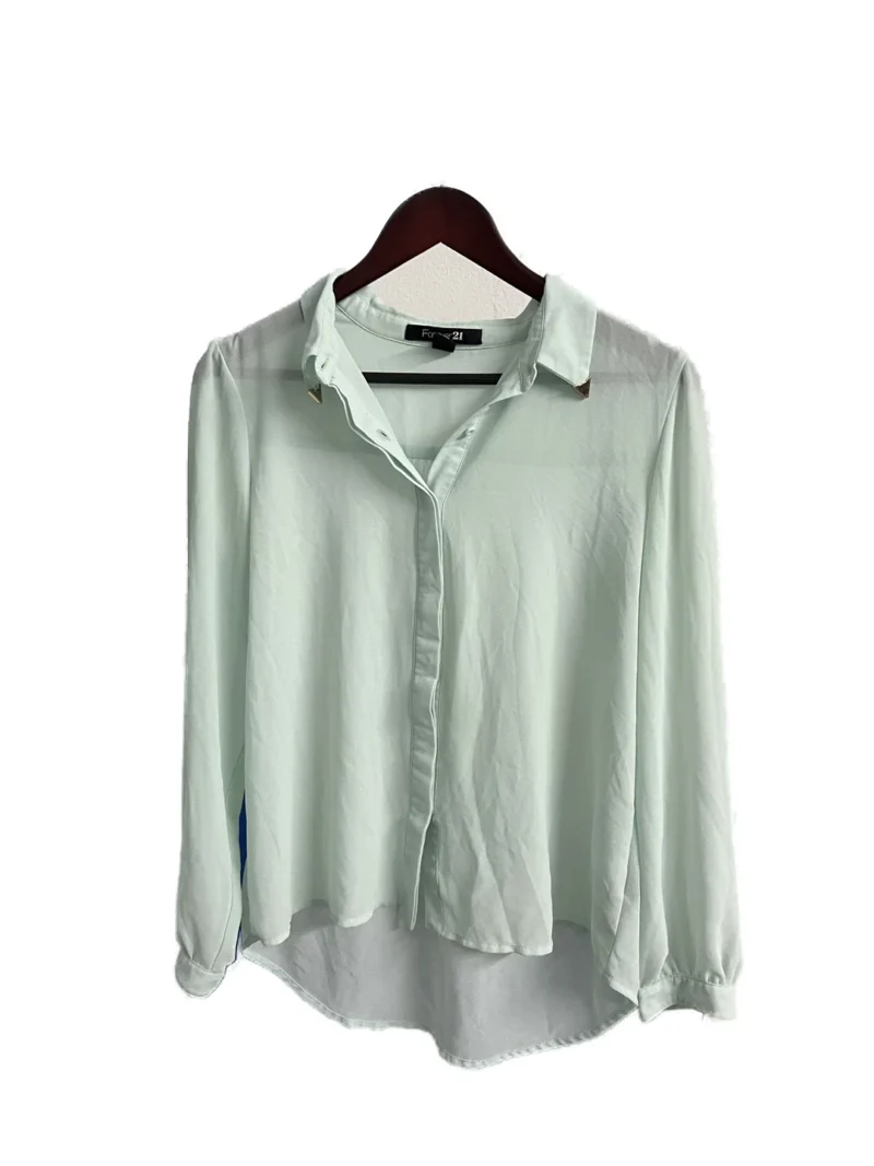 Blusa Verde Manga Larga