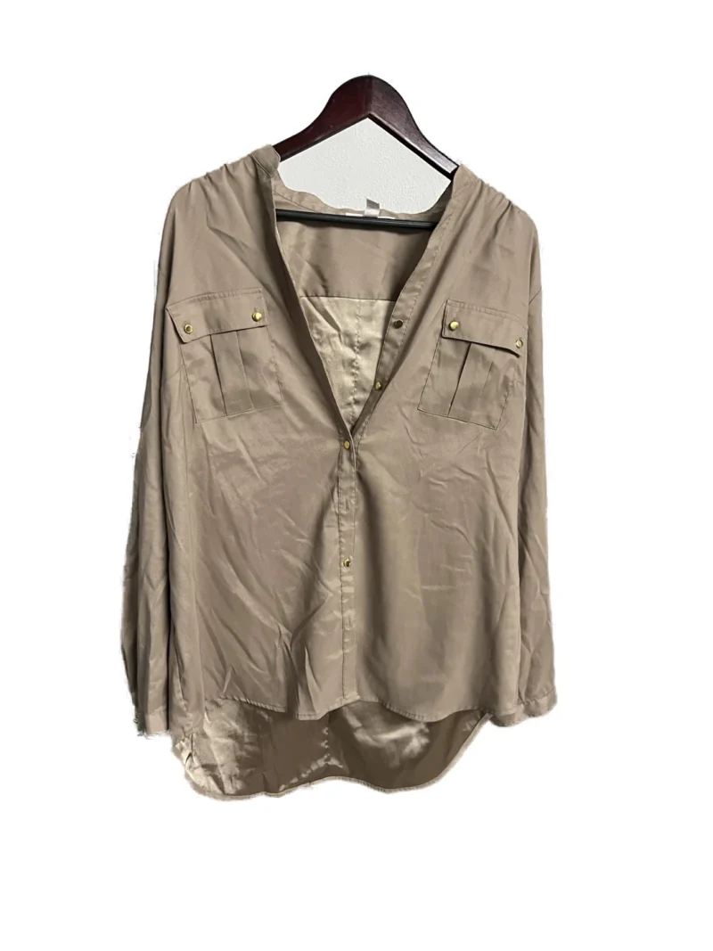 Blusa Cafe con Bolsos