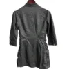 Vestido Gris Oscuro con Bolsos