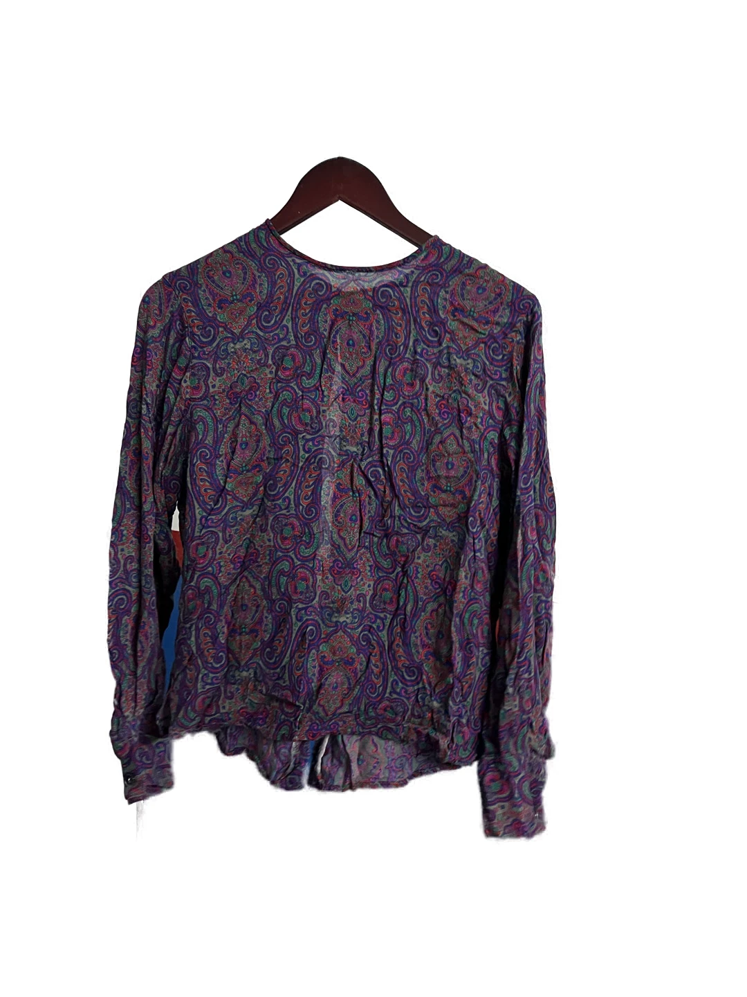 Blusa colorida con Patron Morado