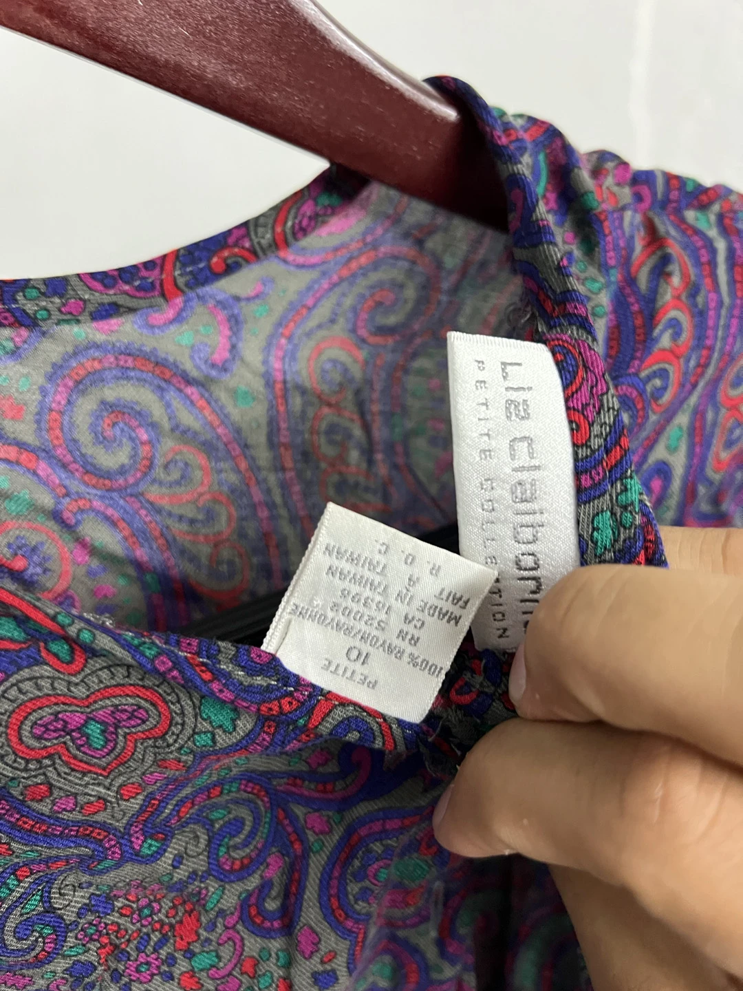 Blusa colorida con Patron Morado