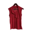 Blusa de Fiesta Roja sin Mangas