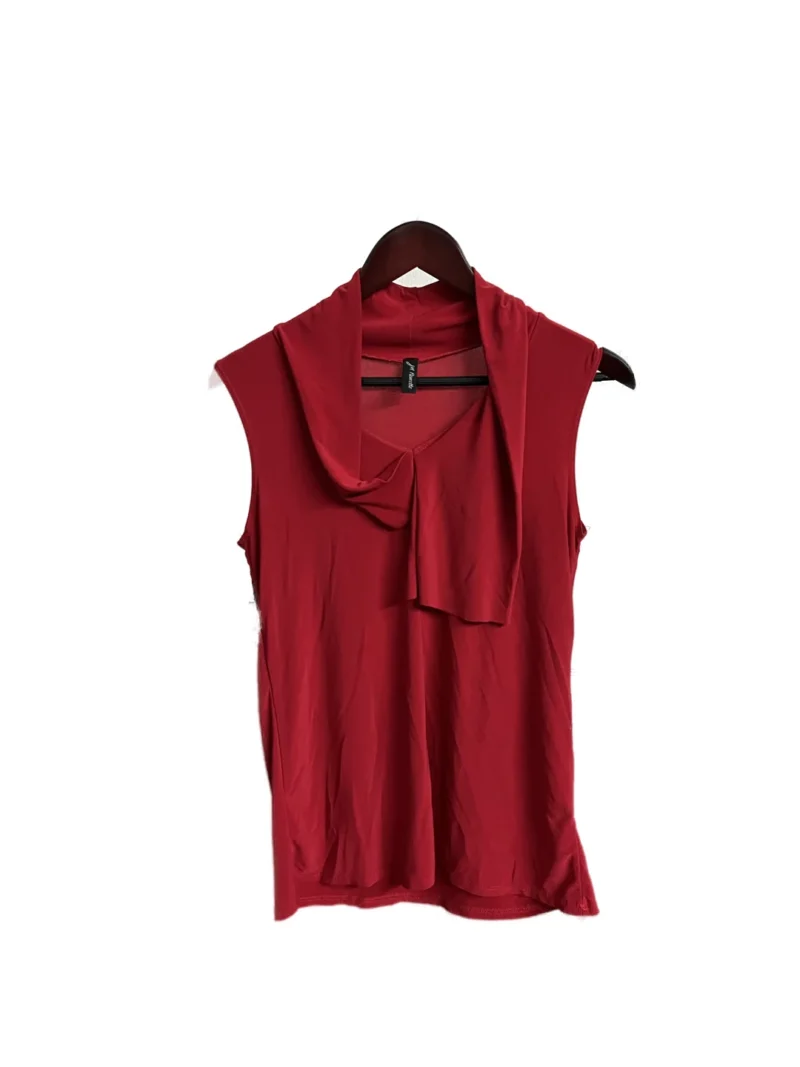 Blusa de Fiesta Roja sin Mangas
