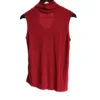 Blusa de Fiesta Roja sin Mangas