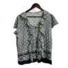 Blusa Gris con Diseño