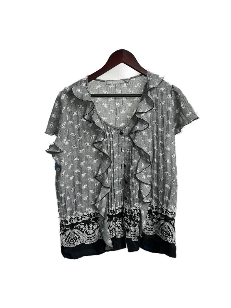 Blusa Gris con Diseño