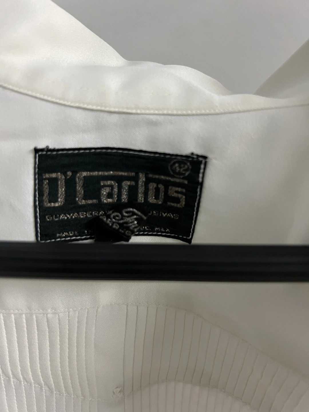Guayabera Blanca con Diseño