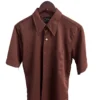 Camisa Botones Manga Corta - Vino