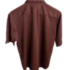 Camisa Botones Manga Corta - Vino