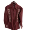 Guayabera Manga Larga Formal Vino