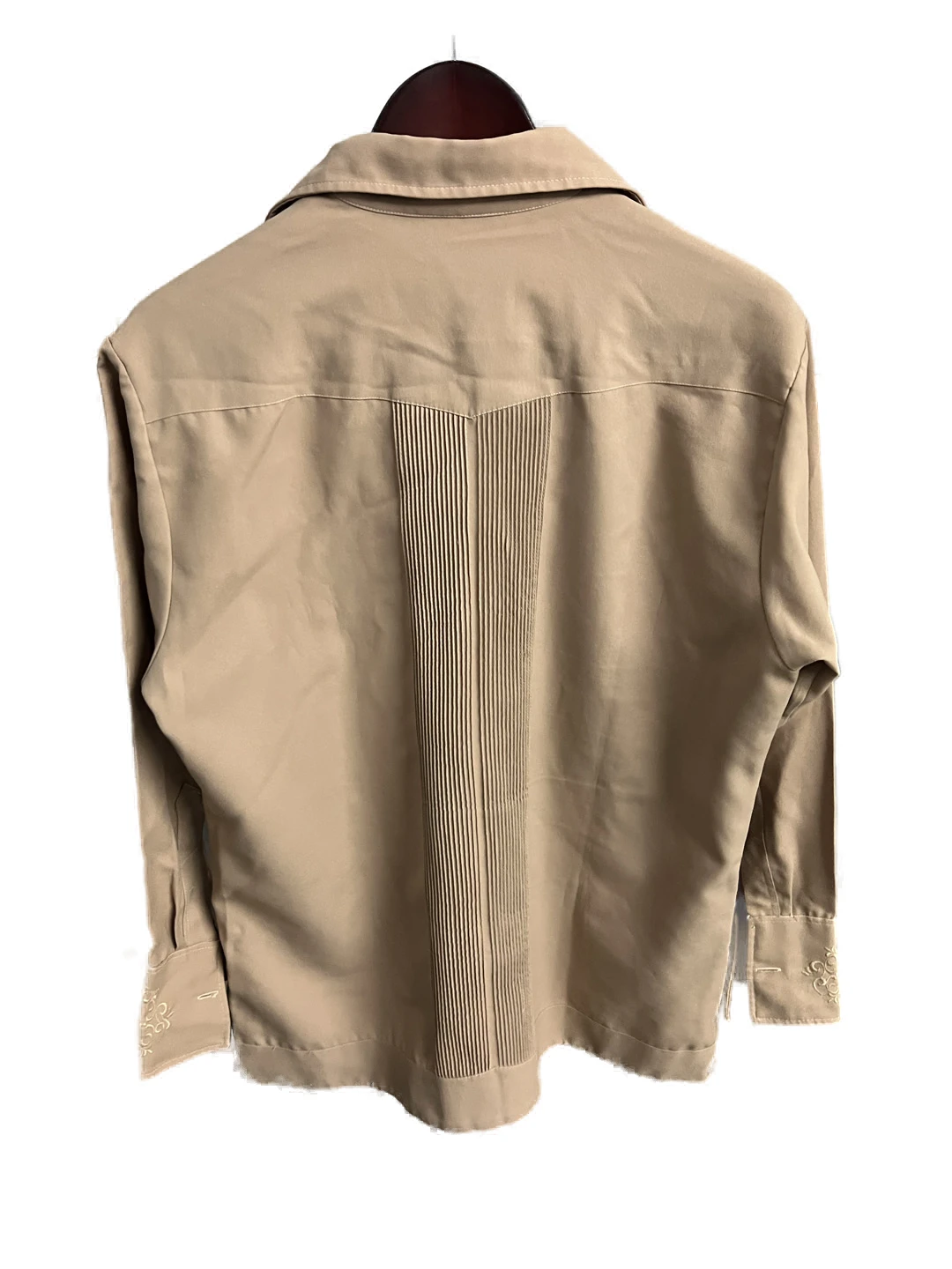 Guayabera Manga Larga Formal Beige