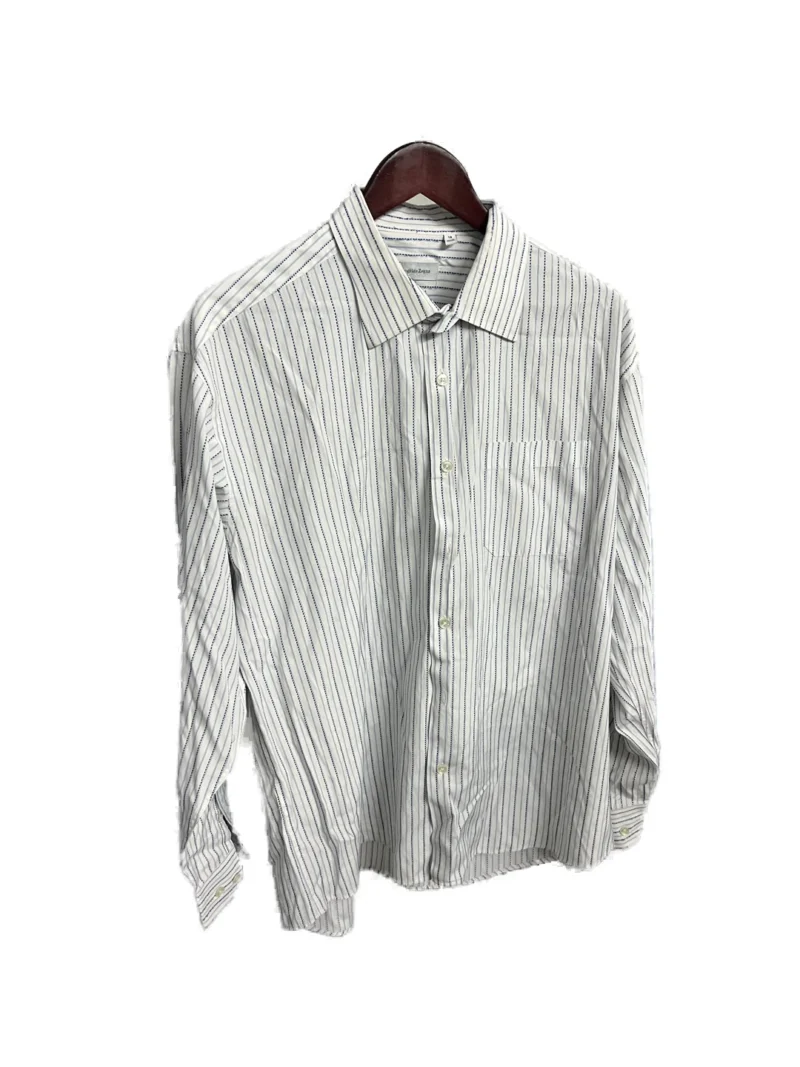 Camisa Formal Pin Stripe Ermenegildo Zegna