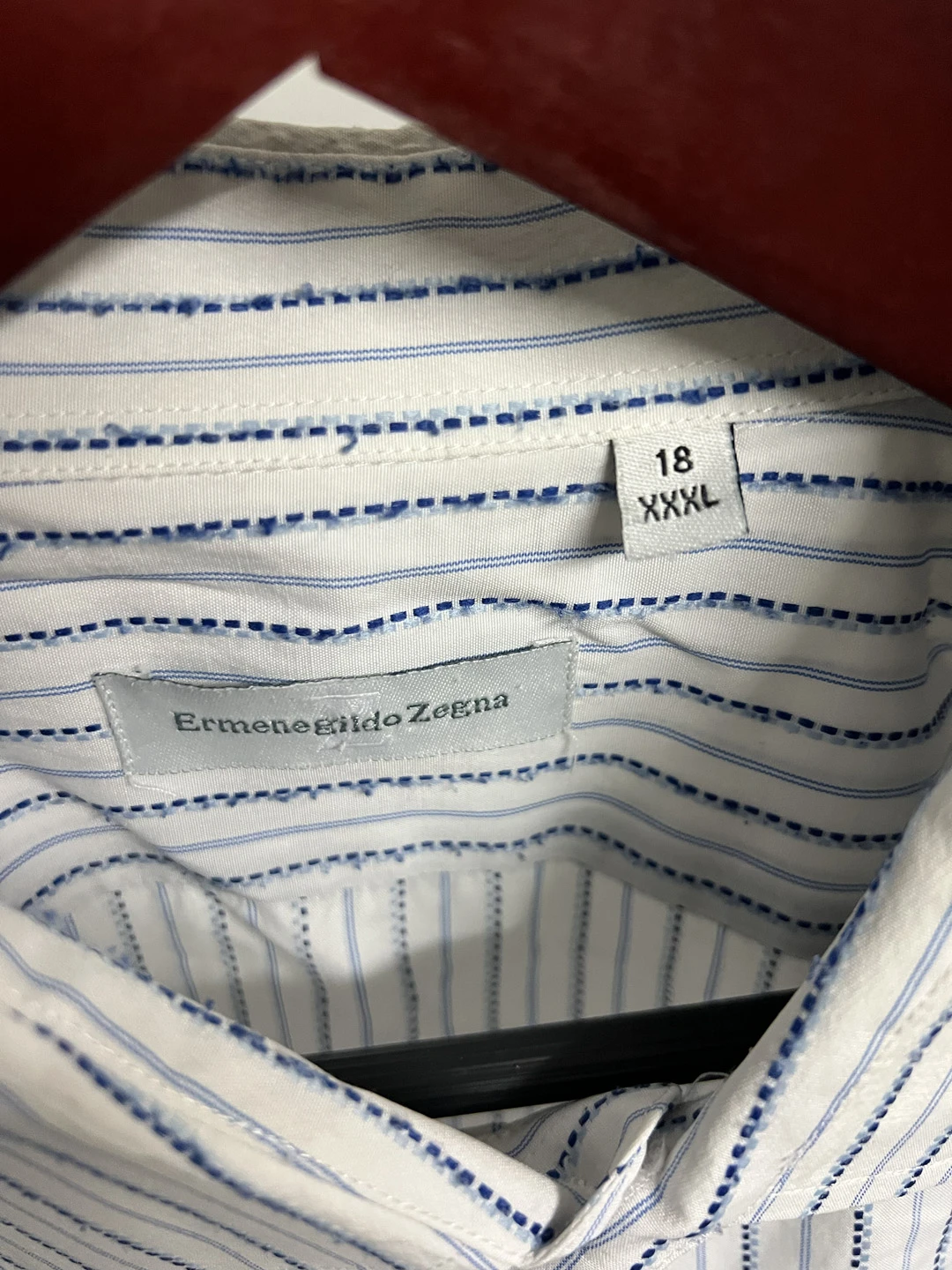 Camisa Formal Pin Stripe Ermenegildo Zegna
