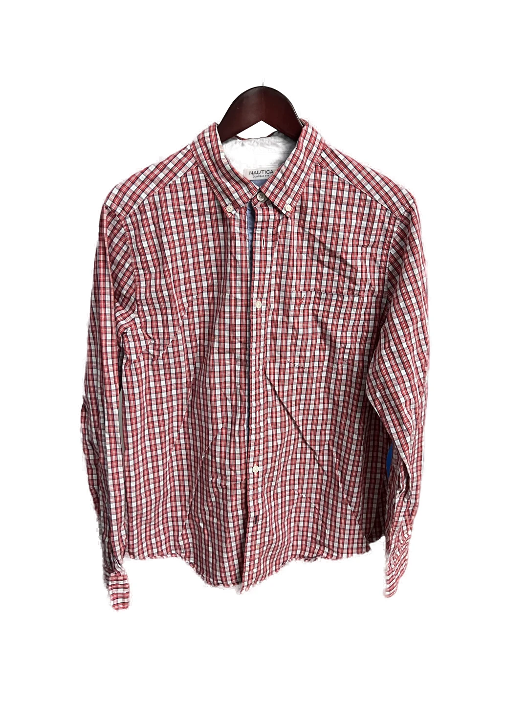 Camisa Cuadros Roja Nautica