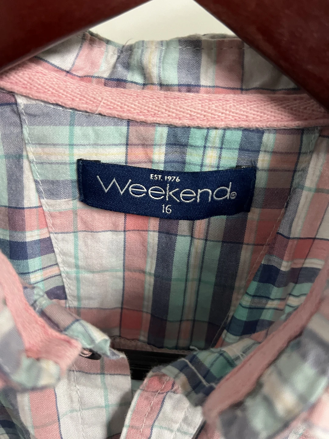 Camisa Cuadros Weekend