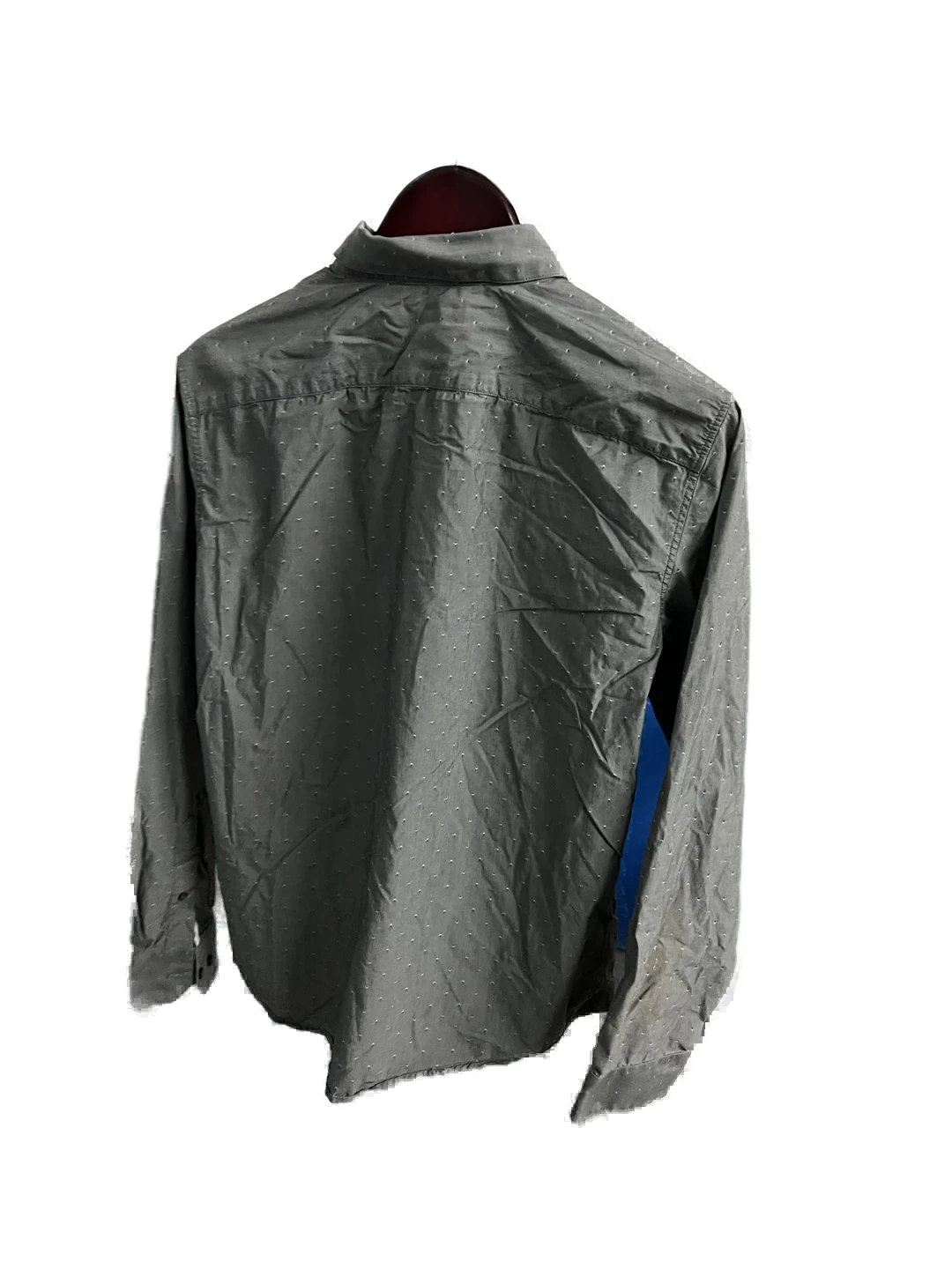 Camisa Botones con Puntos Blancos Banana Republic