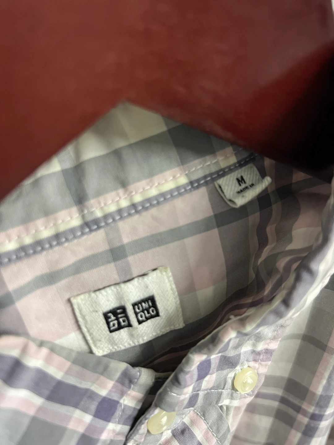 Camisa Botones de Cuadros UNIQLO
