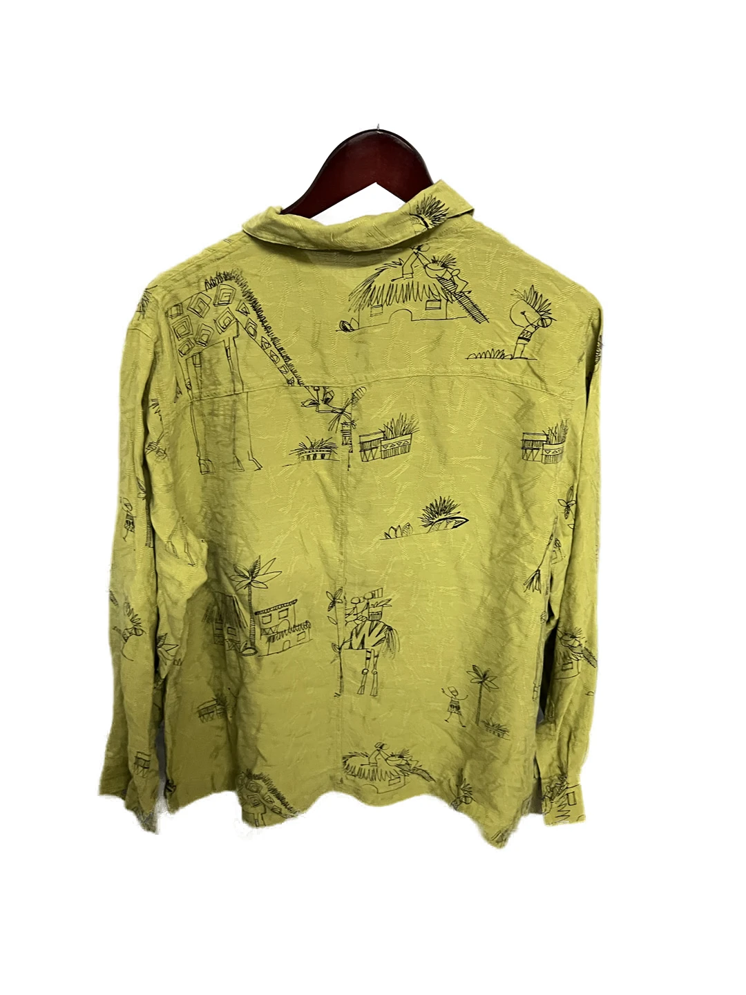 Camisa Con Diseño con Dibujos Verde