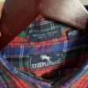 Camisa de Botones Cuadros Azules y Rojos